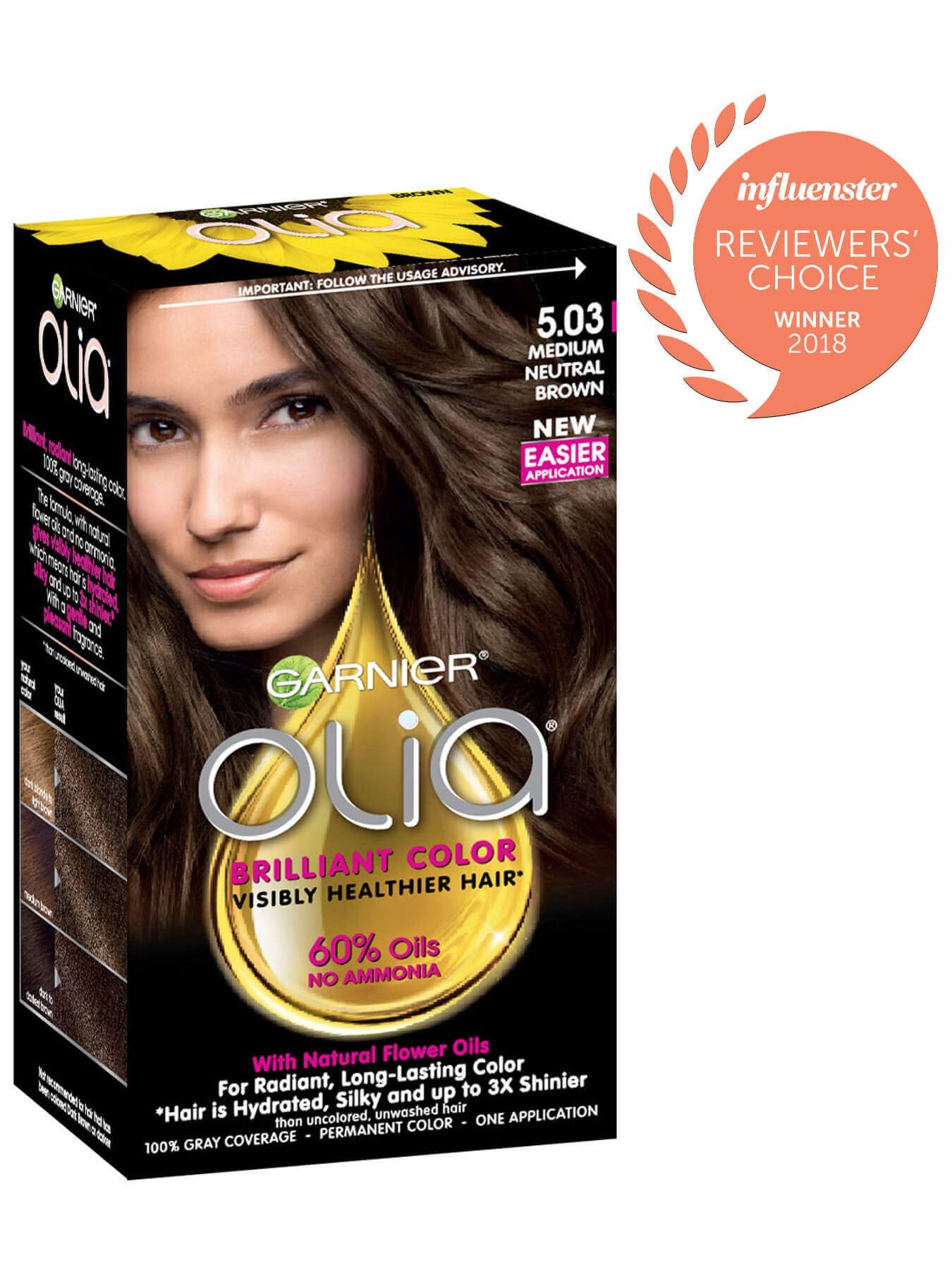 Garnier Olia Packshot Award 5.03 Medium Neutral Brown